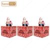 1-10PCS Christmas Gift Father Christmas Elk Christmas Tree Pattern Money Draw Surprise Box Festive Small Gifts Party Supplies