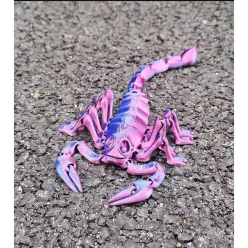 3D Printing Animal Scorpion Tail Limbs Movable Joints Decorations Ornaments Toys for Desktop Decor Home Accessories Miniatures