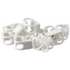 10PCS Plastic Adjustable Tube Clamp White Laboratory Pinch Valve Plastic Tubing Clamps  Beer Bottle