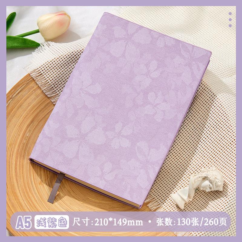 Hot Selling Mini Gift Fabric PU Creative A5 Notebook Custom Thickened High-Value Cloth Pattern Carry-On Diary Notepad