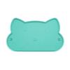 Silicone Pet Feeder Mats Cat-shaped Cat Placemat Portable Pet Bowl Mat  Kitten Feeding