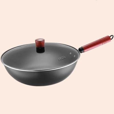 Wrought Iron Non-Coated Wok