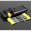 2 3 4 Pin Waterproof Electrical Wire Connector Car Truck Terminal Plug 15 Sets