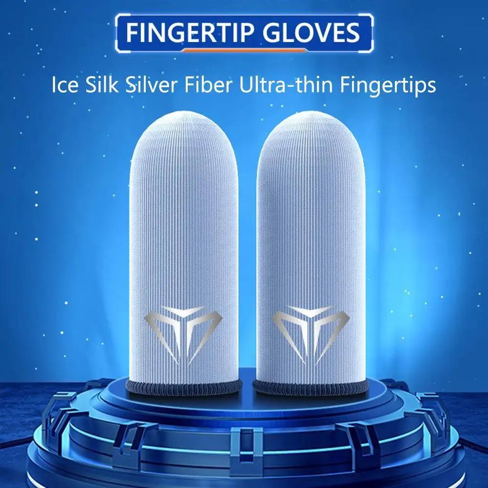 Touch Screen Thumb Fingertip Sleeves Gloves Sweat-Proof Breathable Finger Covers