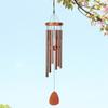 New Aluminum Metal Tubes Windchime 37 Inch Zen Atmosphere Aluminum Wind Chimes 6 Rods Large Wind Bell Garden