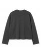 Noming Loose Fit Cropped Easy Long Sleeve - Charcoal