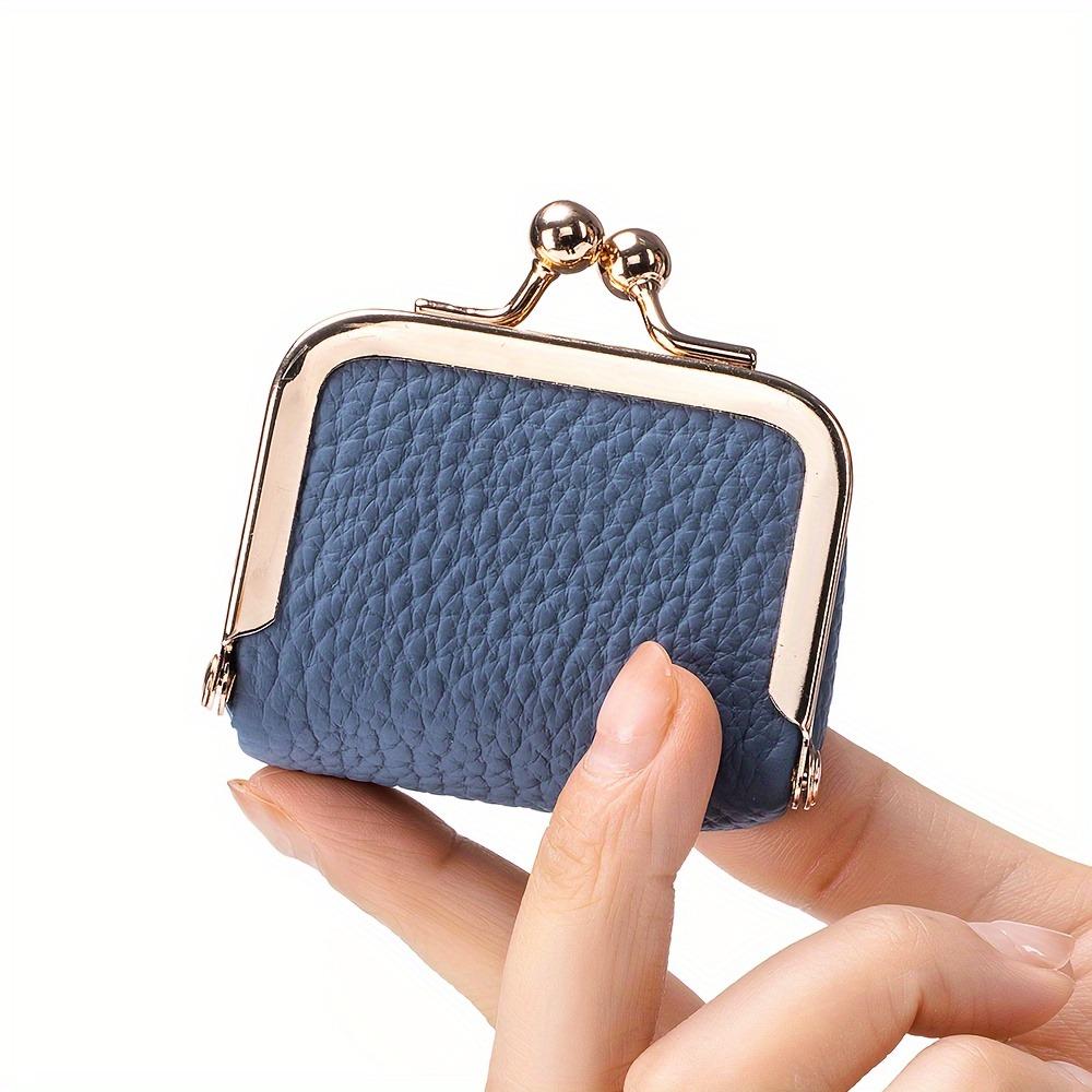 Women's Imitation Leather Jewelry Box Ring Necklace Earring Storage Box Mini Coin Wallet