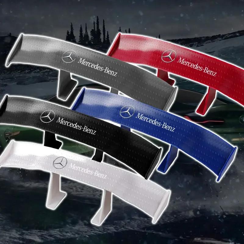 AABDT1 Car Mini Rear Spoiler Mini Small Wing Model Decoration Caps For Mercedes Benz C300 C250 C350 C Class W203 W204 C63 C180 C200