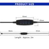 1.5M Usb 5V Led Tri-Color Dimming Color Switch Cable Dimmer 4-Key Controller 2Ch For Low Voltage Led Cct Bicolor Light
