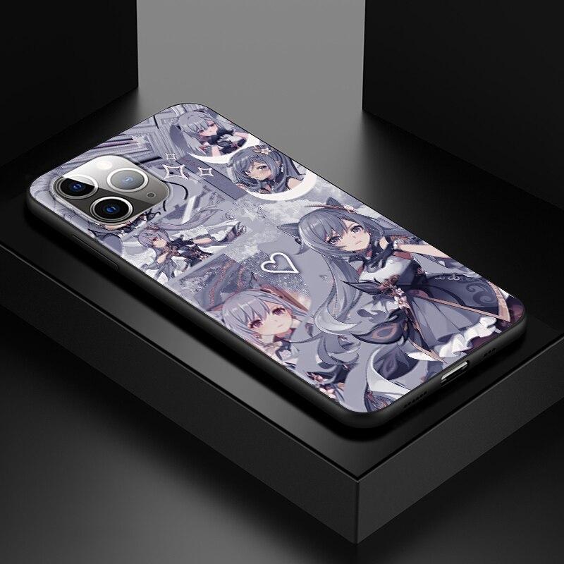 

Genshin Impact для Apple iPhone 13 12 11 SE XS XR X 7 8 6 5 S mini Plus Pro MAX 2020, мягкий черный чехол для телефона iphone Xs Max военно-воздушные силы синий