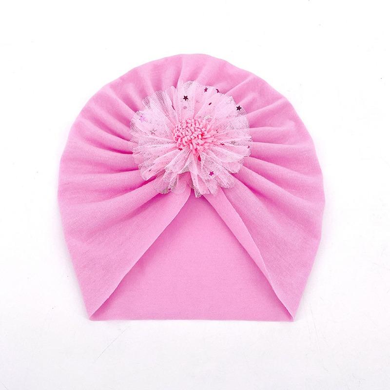 New children's borderless thin breathable hat, baby plain spring and summer headscarf hat Baby hat