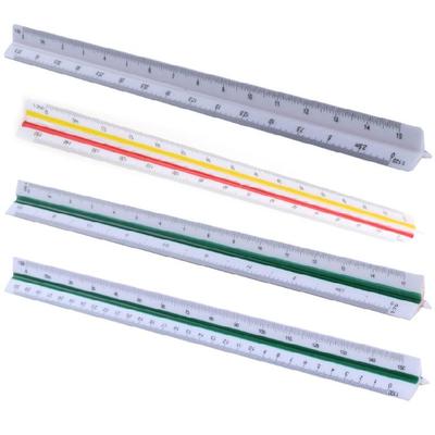 30cm Triangular Scale Ruler 1:20 To 1:500 Plastic Scale Drafting Tool Offices