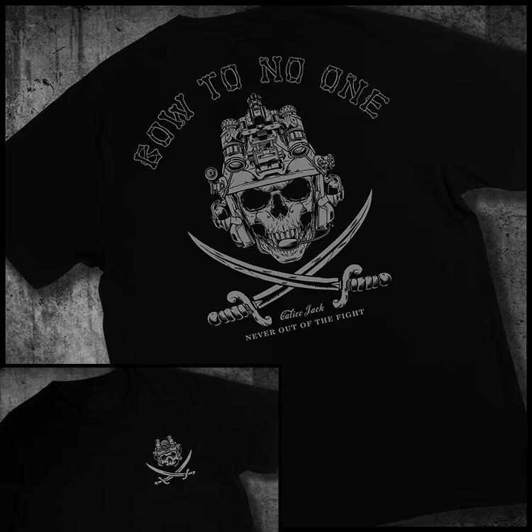 2025 New DEVGRU Special Forces SEAL Team T-shirts  Six Tactical Army Fan Tough Guy Printed Pure Cotton T-shirt Round Neck Loose