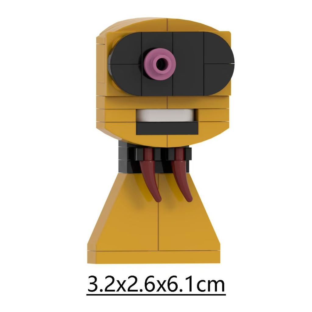 2024 3D Kinder-Block-Kunststoff-Spiel-Designer für Jugendliche und Kinder Incredibox Sprunki