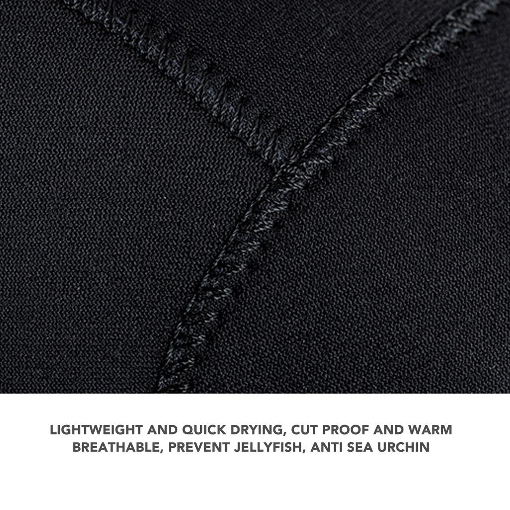 Diving Hood 5mm Neoprene Sun Protection Stretchy Quick Drying Thermal Wetsuit Hat for Men Women Swimming S/M