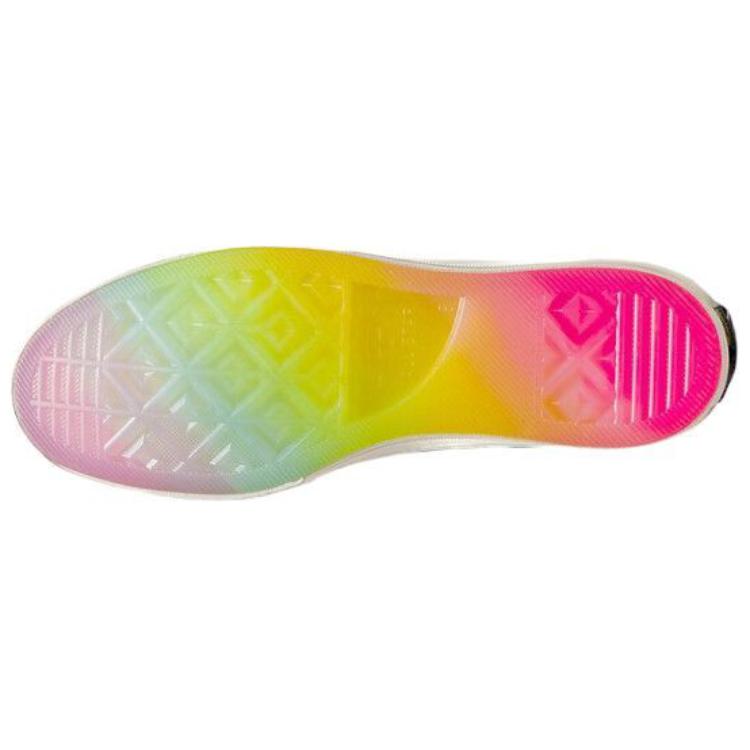 Converse Adidași Unisex Chuck 70 Low Pride 2024 Negru Egret Chaos-Fuschia A10215C