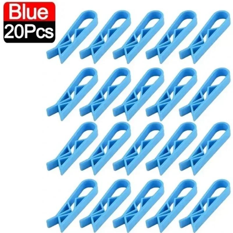 

100 шт. фиксированных зажимов для мусорных мешков кухонные пакеты для закусок уплотнительный зажим мусорное ведро держатель зажимов для мусорных мешков зажимы для мусорной корзины гаджеты 20pcs