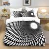 2/3pcs Bedding Set Digital Print Comfortable Duvet Cover for Home Bedroom Decoration, 1 Duvet Cover and 2pillowcase with Zippers