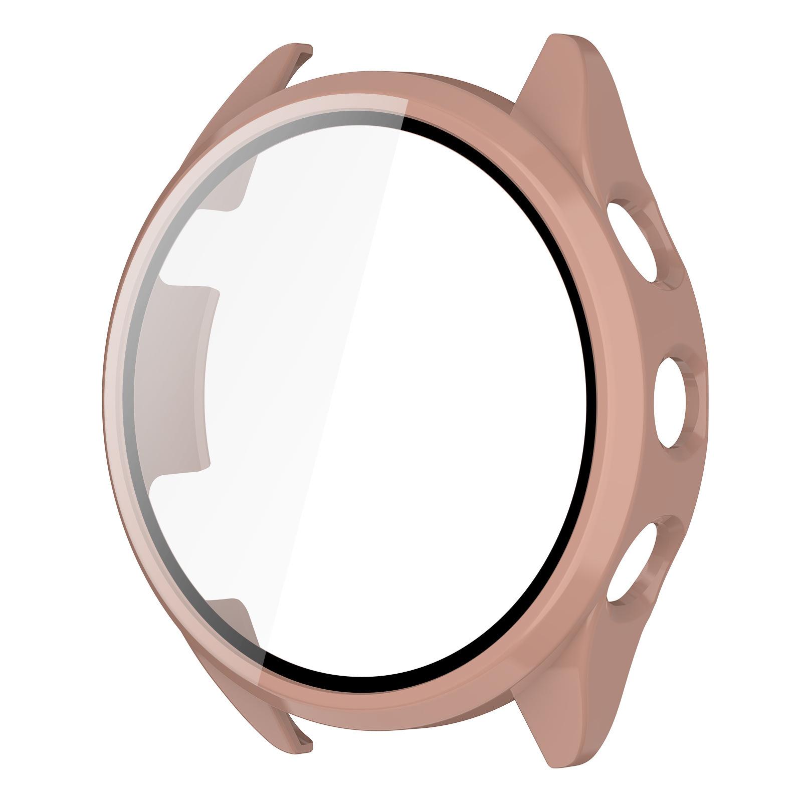 

Корпус ПК с пленкой из закаленного стекла для 165 Защитная крышка Корпус смарт-часов Оболочка Защитная пленка для экрана часов розовый