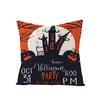 New Home Furnishings Halloween Polyester Pillow Case Home Pumpkin Ghost Fire Cushion Waist Pillow Case
