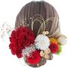 Gorgeous Hair Accessories Perfect for Ceremonies and Japanese Accessories for Entrance Fireworks and 20th Birthday LALALA Beauty Flowers Hair