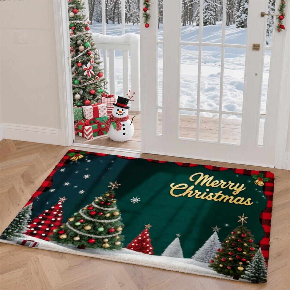 1 ks kuchyňské koberce proti únavě Vánoční voděodolná protiskluzová tlustá polstrovaná kuchyňská podložka Pohodlná podložka do kuchyně pro vysoké zatížení