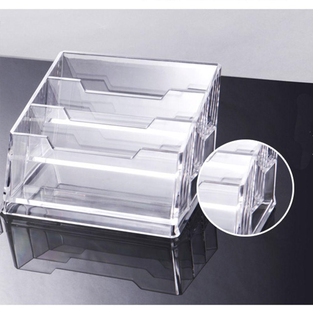 Home Office Supplies Card Display Shelf Business Card Container Name Card Rack Cards Display Stand