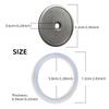 Water Dispersion Screen Shower Filtration Screen Reusable Metal Filter Seal Gasket Compatible With Gemilai CRM3200D/3200B 3