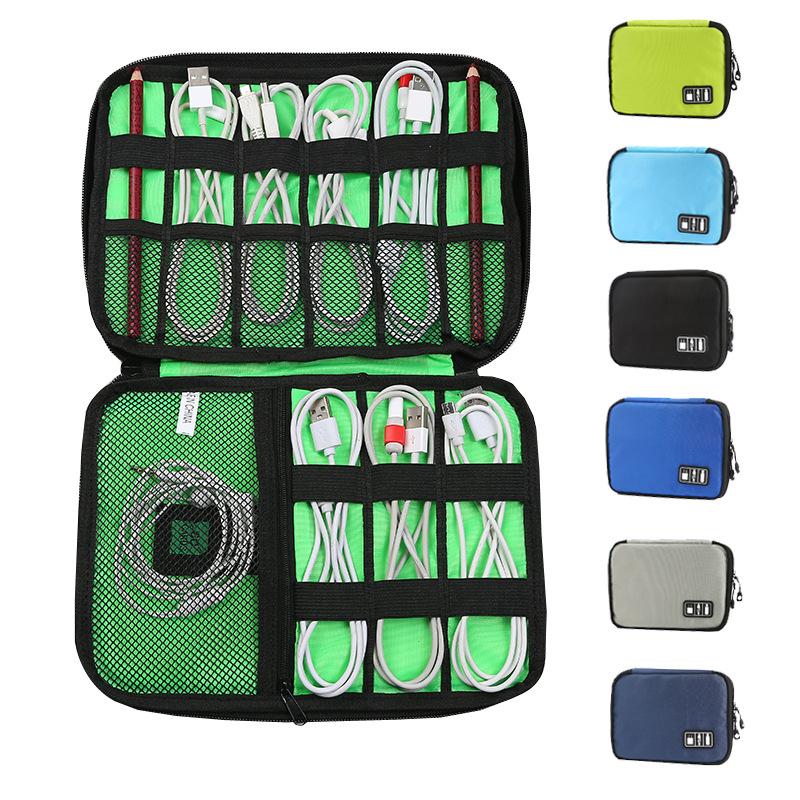 Cable Organizer Storage Bags System Kit Case USB Data Cable Earphone Wire Pen Power Bank Digital Gadget Devices Travel Bags