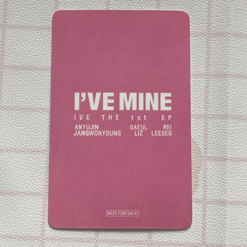 [USED] IVE mine Rei venue limited Osaka Makuhari trading card