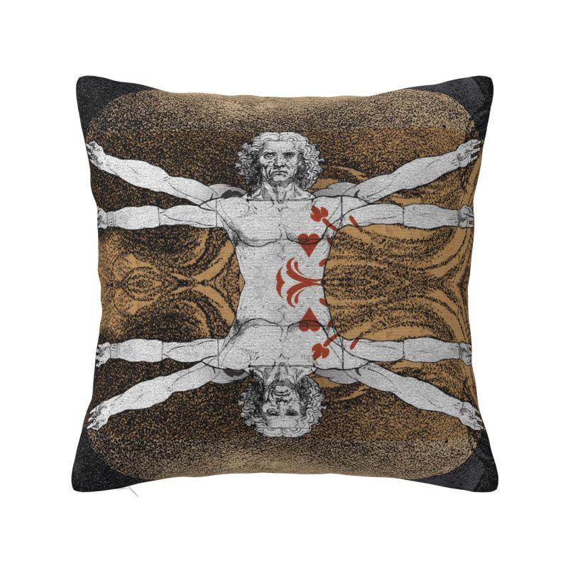 Mysterious Smile Leonardo Da Vinci Pillow Case for Sofa Mona Lisa Nordic Cushion Cover Car Pillowcase