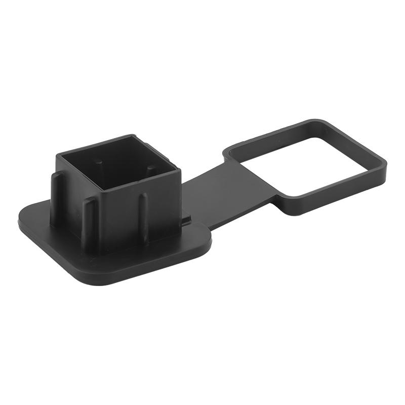 Car tail trailer dust cover universal square mouth trailer hook cover heat-resistant rubber that does not deform at high tempera