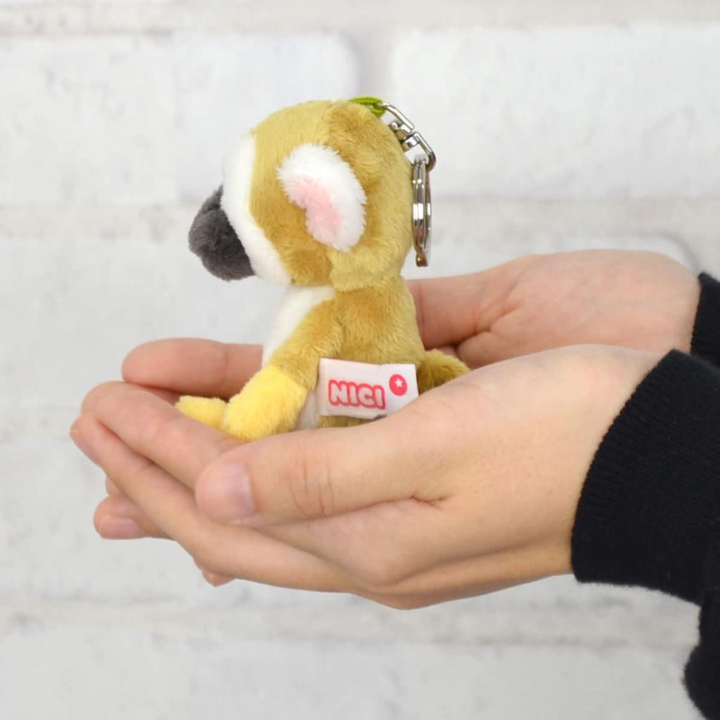 NICI Squirrel Monkey Keyring 10cm Keychain Bean Bag