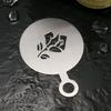 6 Fancy Coffee Drawing Molds Are Used To Thicken Coffee Milk Foam Printed Cake Decoration Templates Ice Filter