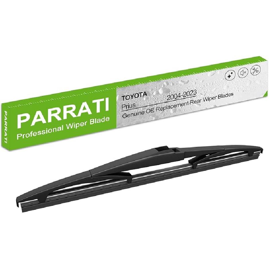 PARRATI® Rear Windshield Wiper Replacement For Nissan Rogue 2008-2024,Back Wiper Blade Quiet & Easy To Tall(12 Inch) (16-A)-Fit for Toyota Pri