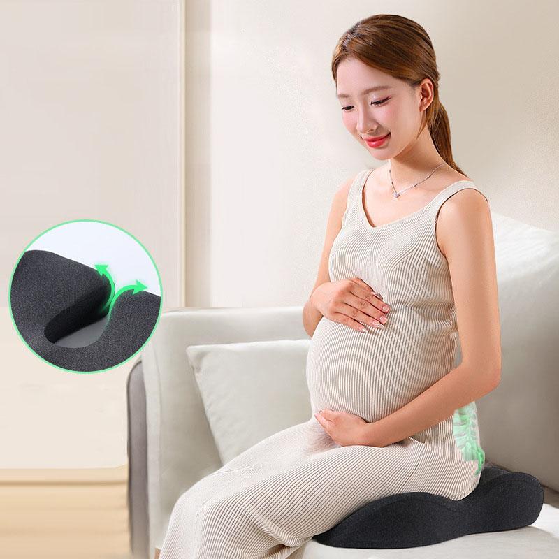 Solid Memory Foam Cushion For Long Sitting Pregnant Waist Cushion For Stress Relief Beautifies And Lifts Hips Sedentary Artifact
