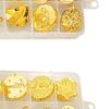 10pcs DIY Art Seal Head Multipurpose Enamel Seal Head Ornamental Wax Seal Stamp Head Envelope Decorative for Wedding Invitations