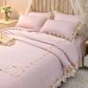French Lace Pillowcase Washed Ice Silk Pillowcase Double Pillowcase 48x74 One Pair