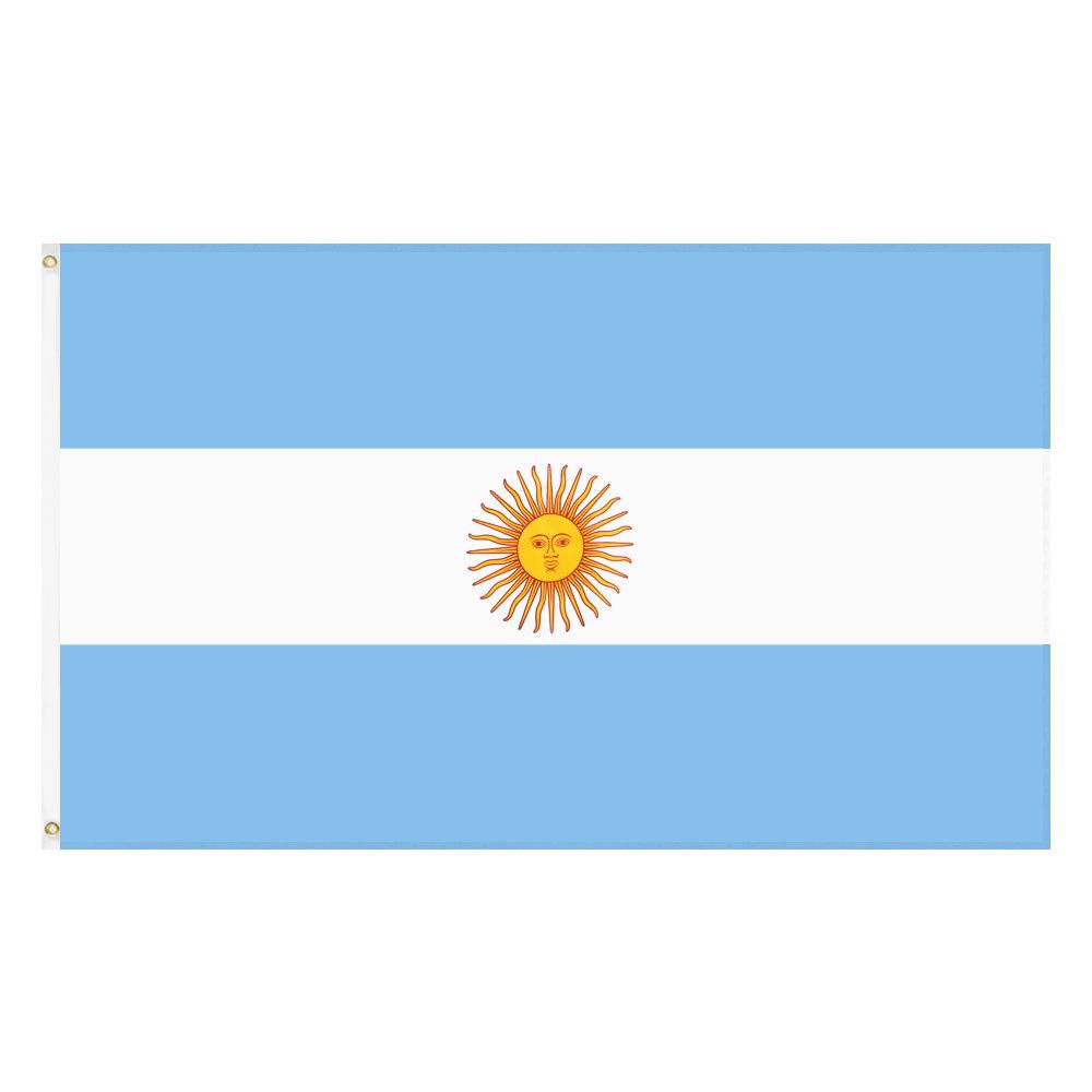 90x150cm Argentina National Flag, Size 4 Polyester. 90x150cm