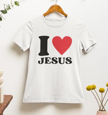 I Heart Jesus T-Shirt | Funny Y2K Graphic Tee