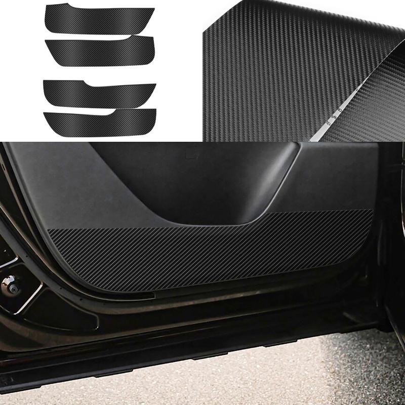For Mazda CX70 CX80 CX90 CX-70 CX-80 CX-90 2024 2025 Suede Door Anti-kick Sticker Pad Interior Trim Mat Accessories
