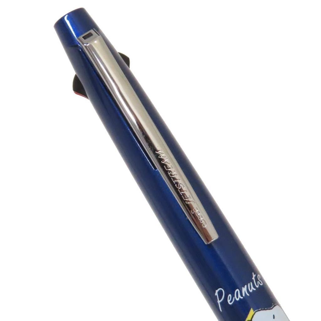 Snoopy Pencil Ballpoint Jetstream 2 Peanuts [Mechanical & Black/Red 2-Color Pen] & 1/Star
