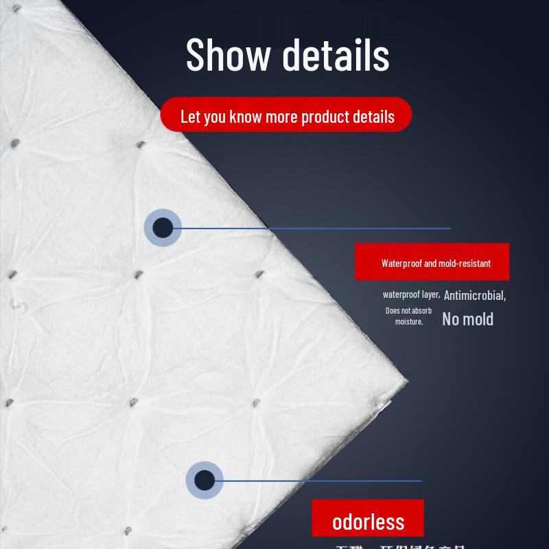 White Windsor Soundproofing Flame-Retardant Cotton for Car Insulation - Ideal for Doors, Floor, and Trunk