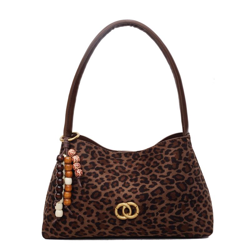 

Chic Leopard Print Shoulder Bag: Women s Versatile Chain Crossbody for Autumn/Winter 2025 кофейный/леопардовый