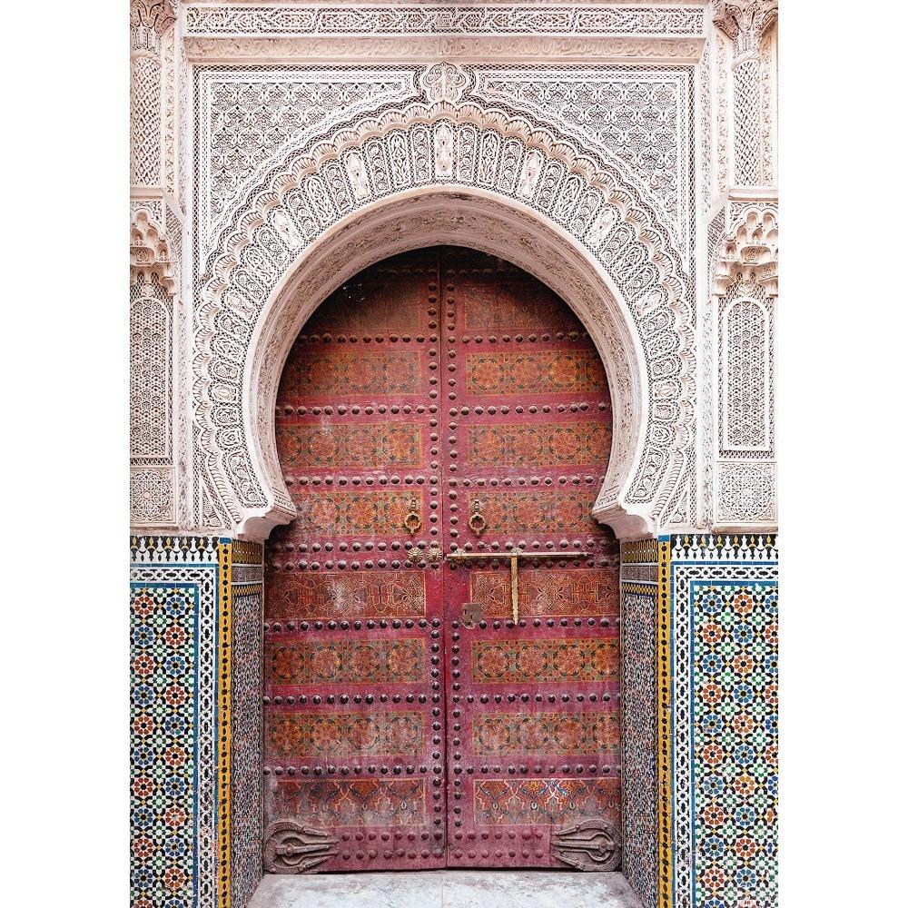 Moroccan Door Indian Door Wall Art Canvas Painting Print Marrakesh Architecture Poster Boho Islamic Wall Art Picture Home Decor