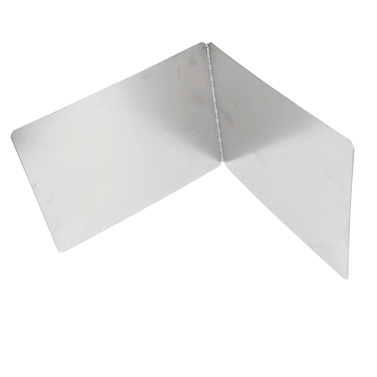 

Stove Grease Shield 2 Sided Heat Proof Anti Stick Coating Stainless Steel Stove Splatter Guard for Kitchen 40x40x30cm / 15.7x15.7x11.8in