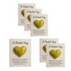 1/2/3Pcs Love Heart Tennis Pocket Hug with Positive Card Emotional Support Heart Shaped Ball Figurine Pocket Token Athletes Sports Fans Gift