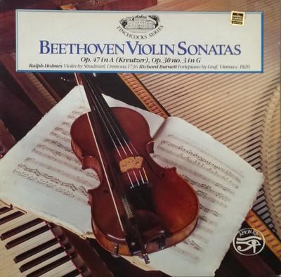 LP Record RALPH HOLMES, RICHARD BURNETT - Beethoven Violin Sonatas Op.47 In A SAR16 AMON RA 1984 UK Classical Used