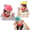 Cute Dinosaur Head Hat Cosplay Headgear Animal Warm Hat Party Hats PP Cotton