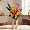Bouquet Daisy Dandelion Flower Building Blocks With Light Bouquet Model Brick Set Desktop Decoration Kids DIY Valentine Gifts